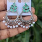 Oxidized Earring