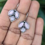 Oxidized Hook Earring