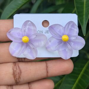 Big Size Flower Studs