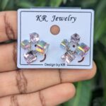 Trendy Crystal Korean Studs_Multi