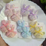 Sparkle Bunny Alligator Hairclips