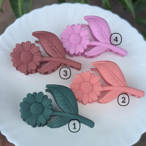 Sunflower Hair Claws_Medium Size