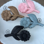 Sunflower Hair Claws_Medium Size