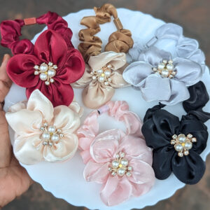 Space Silk Pearls Hair Bands