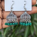 Oxidised Hook Jhumka