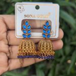 Festive Jhumka_Blue