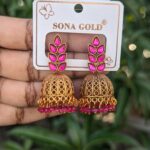 Festive Jhumka_Pink