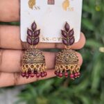 Jhumka_Maroon