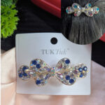 Metal stone center clips _Blue