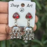 Weightless Jhumka_Red