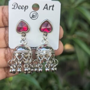 Weightless Jhumka _Pink