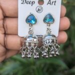Weightless Jhumka_Sky Blue