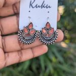 Oxisdised Earring_Orange