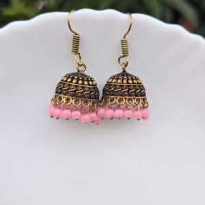 Mehandi Gold Hook Earring
