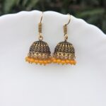 Mehandi Gold Hook Jhumka