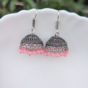 Oxidized Hook Earring