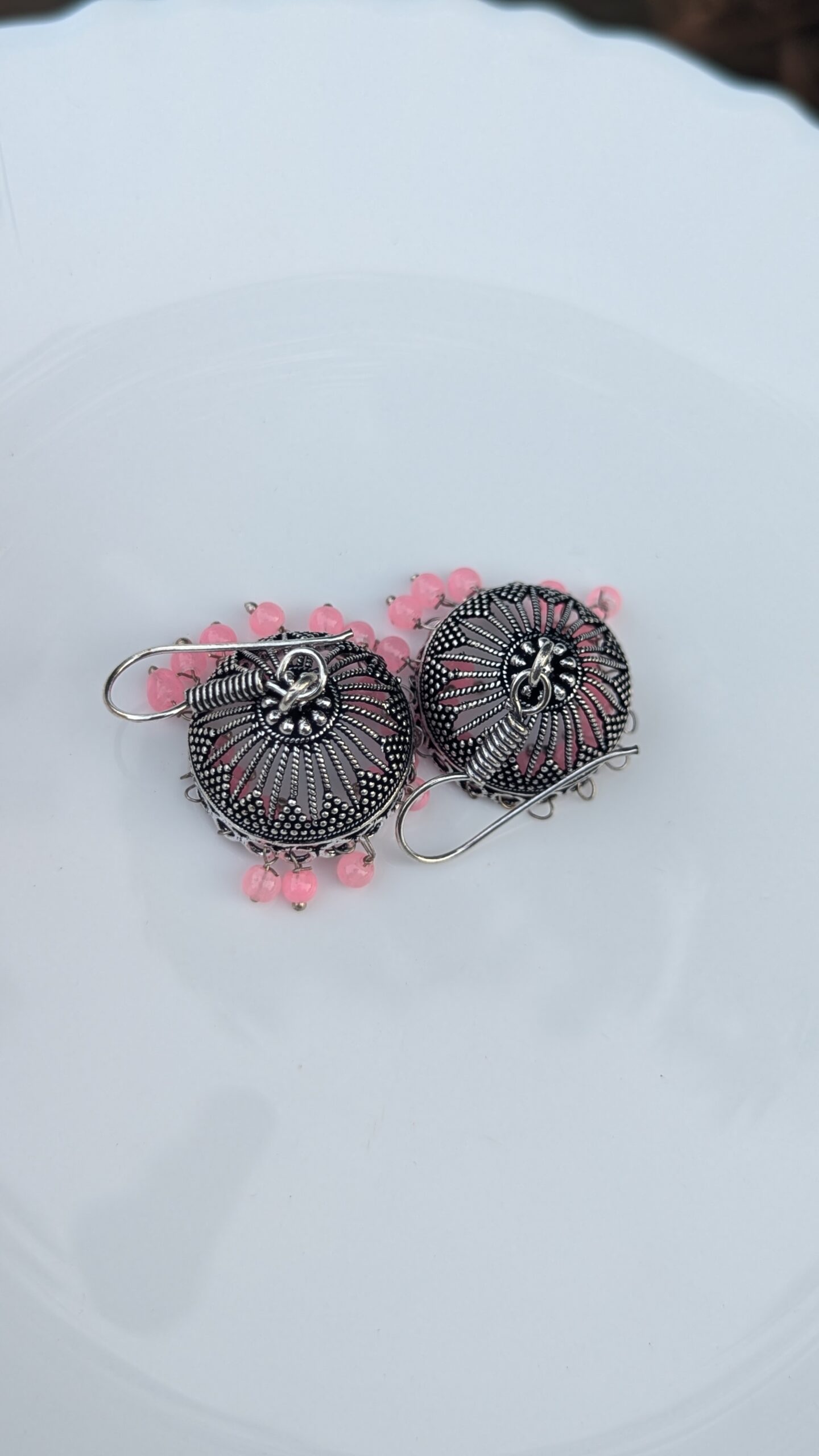 Oxidized Hook Earring - Image 2