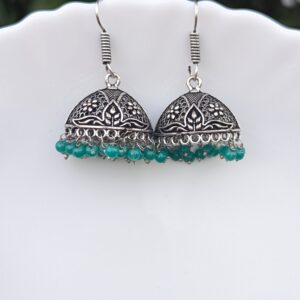 Oxidized Hook Earring