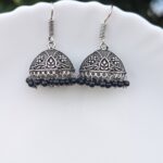 Oxidized Hook Earring