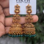 Temple Earrings _Green