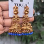 Temple Earrings  Blue