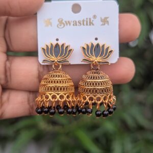 Lotus Jhumka