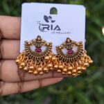 Gold Lakshmi Earring