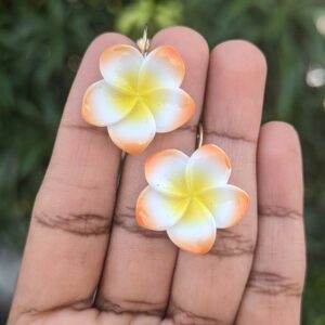 Flower Leverback Earring