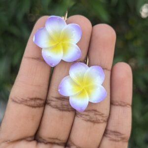 Flower Leverback Earring