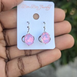 Holographic leverback Earrings