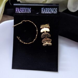 Half Circle Western Earring_Gold