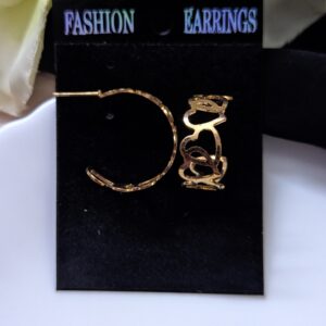 Half Circle Western Earring_Gold