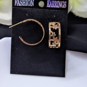 Half Circle Western Earring_Gold