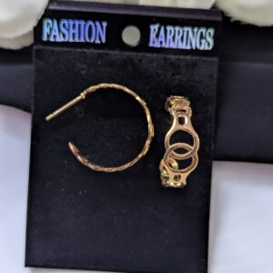 Half Circle Western Earring_Gold