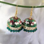 Meenakari Hook Earring – Big Size