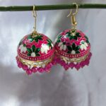 Meenakari Hook Earring – Big Size