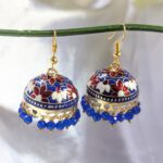 Meenakari Hook Earring – Big Size