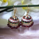 Meenakari Hook Earring – Big to Medium Size