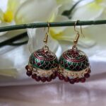 Meenakari Hook Earring – Big to Medium Size