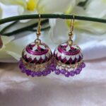 Meenakari Hook Earring - Big to Medium Size