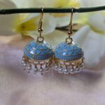 Meenakari Hook Jhumka _ Medium Size