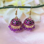 Meenakari Hook Jhumka _ Medium Size