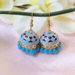 Meenakari Hook Jhumka _ Medium Size