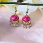 Meenakari Hook Jhumka _ Small Size