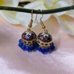 Meenakari Hook Jhumka _ Small Size