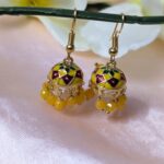 Meenakari Hook Jhumka _ Small Size