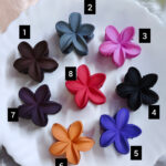 Flower Matte Hair Claws