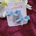 Starfish Alligator Baby Clip_Sky Blue