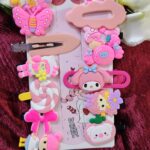 Cute Cartoon Hair Clips Card