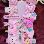 Cute Cartoon Hair Clips Card